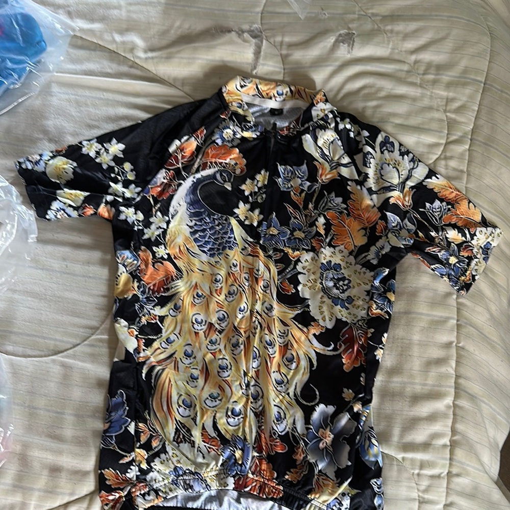 Floral Peacock Cycling Jersey
